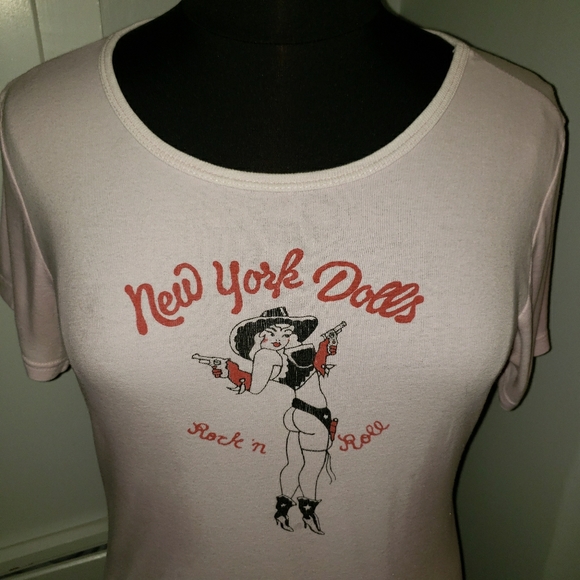 torrid Tops - Torrid 1X vintage 1990 New York Dolls pink tee